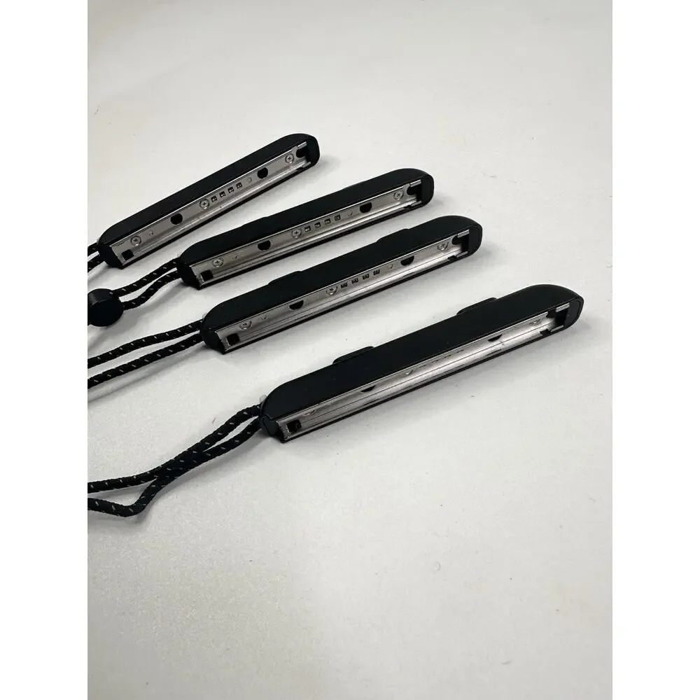 Nintendo Switch OEM Black Joy-Con Rail Attachment and Wrist Straps 2 Pairs
